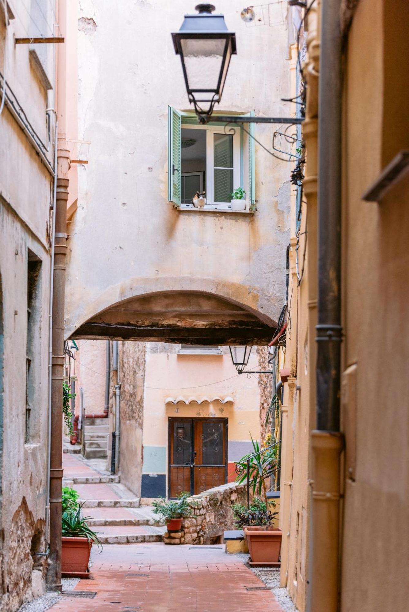 Ou Mentounasc - Duplex Vieille Ville Menton - Free Parking Exterior photo
